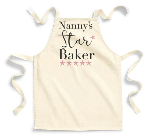 Nanny's Star Baker Childs Apron