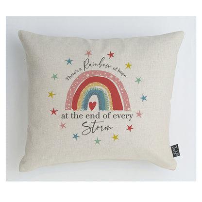 Rainbow Hope cushion