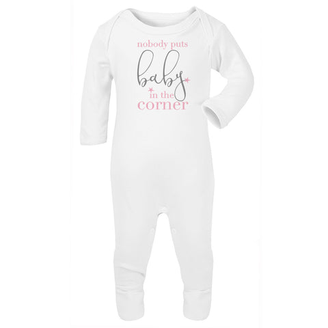 Nobody puts Baby in the corner babygrow