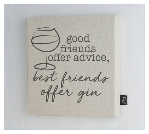 Offer Gin Canvas Frame