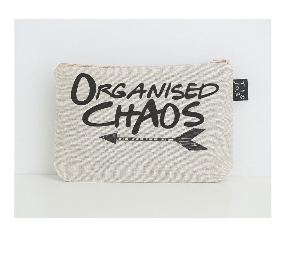Organised Chaos small make up bag - Jola Designs
