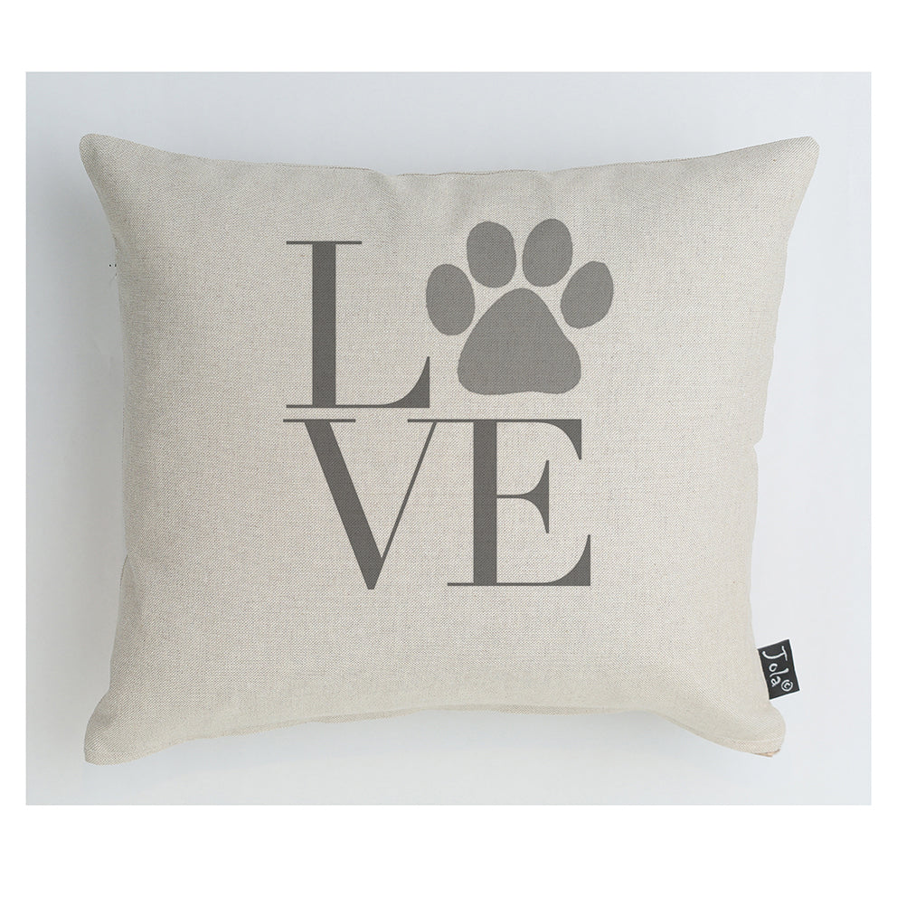 Paw print cushion top