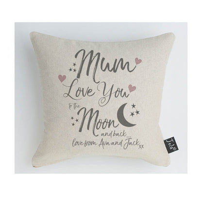 Mum Love You To The Moon & Back Cushion/Personalise