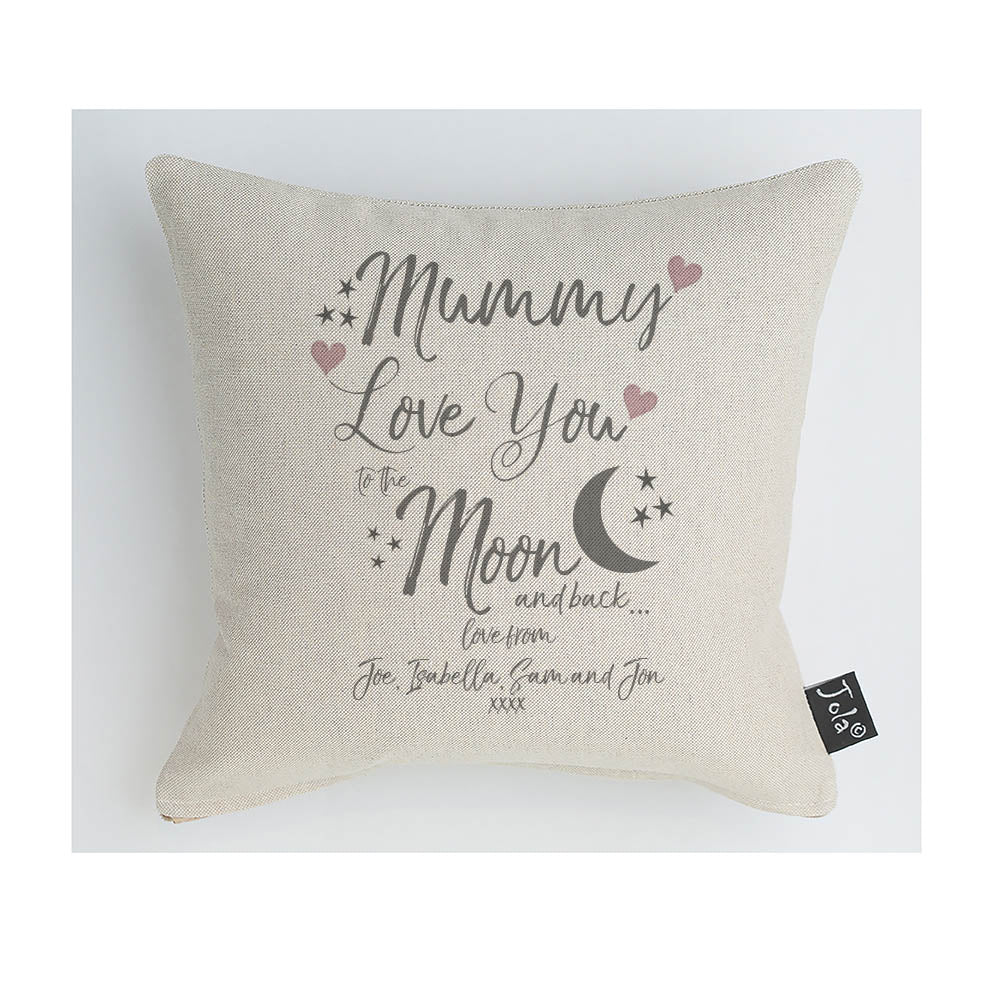 Mummy Love You To The Moon & Back Cushion/Personalise