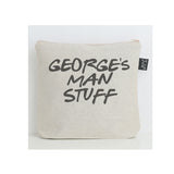 Personalised man stuff wash bag