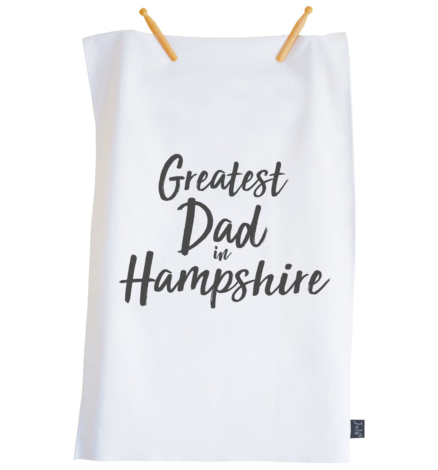 Personalised Greatest Dad City Tea Towel