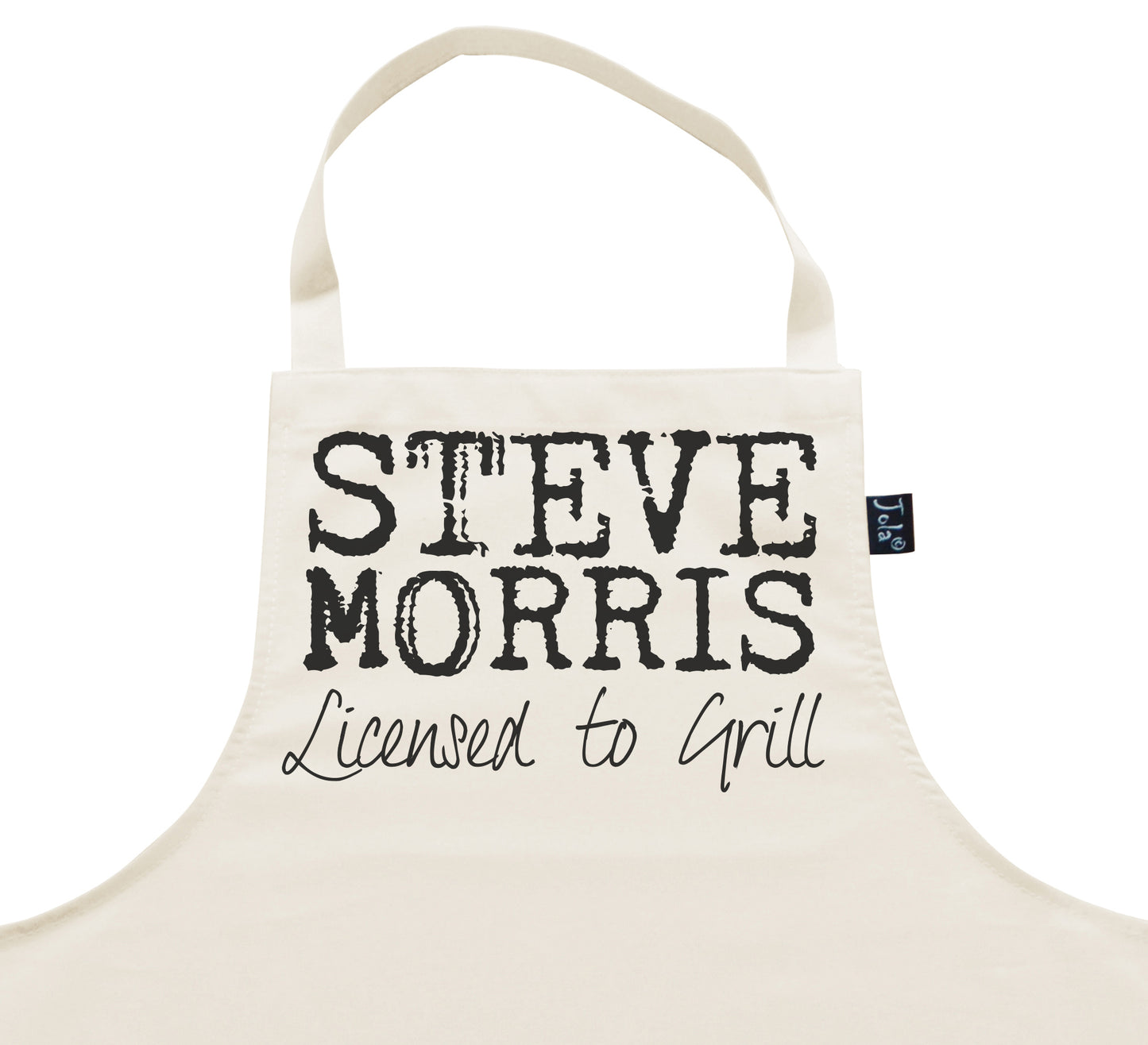 Personalised Licensed to Grill Apron