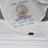 Personalised Noah's Ark Muslin Square