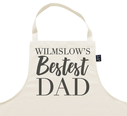 Personalised City Bestest Dad Apron