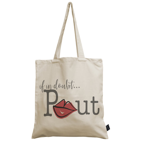 Pout canvas bag
