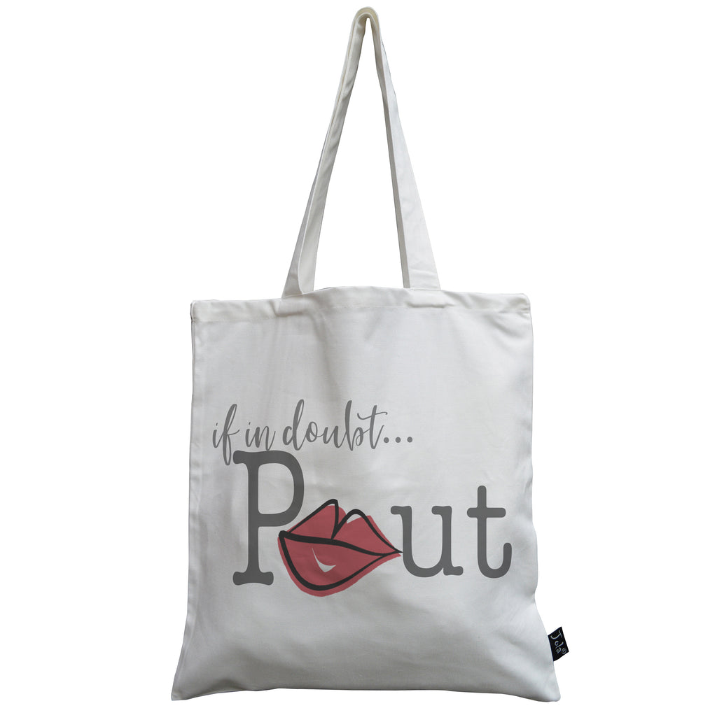 Pout canvas bag