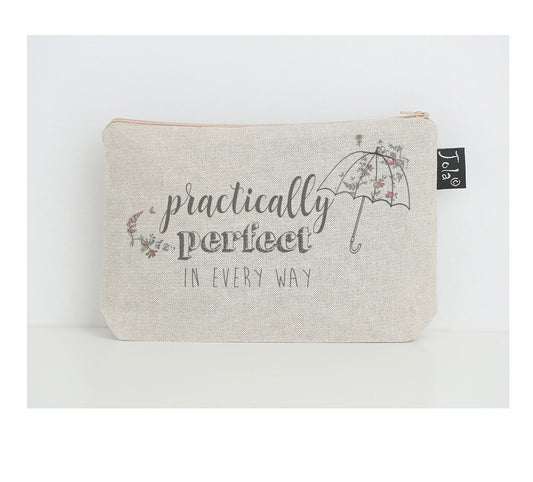 Practically perfect Floral small make up bag