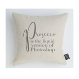 Prosecco Photoshop cushion