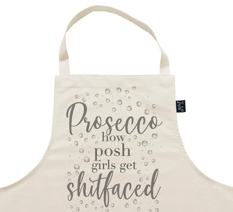 Prosecco Bubbles Shitfaced Apron