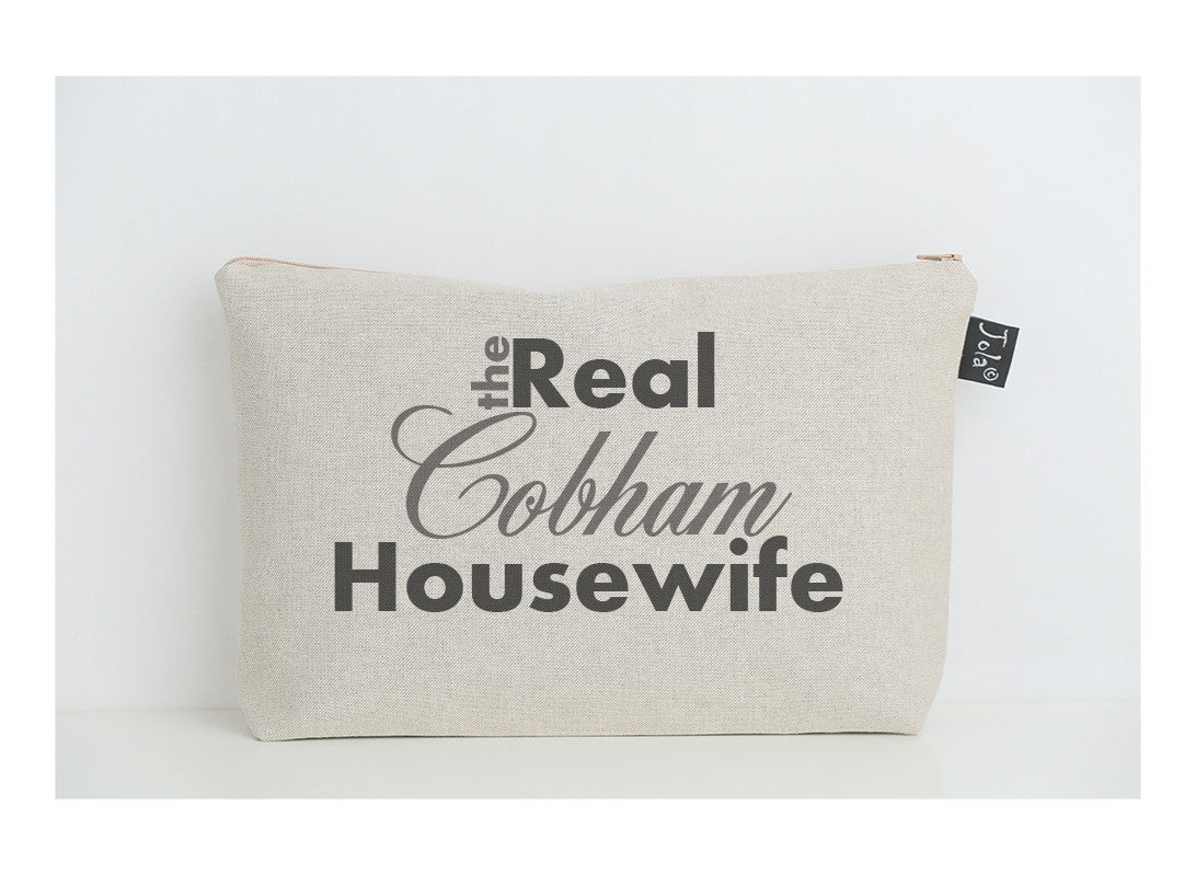 Personalised Real Housewife small make up bag - Jola Designs