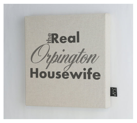 Personalised Real Housewife Canvas Frame