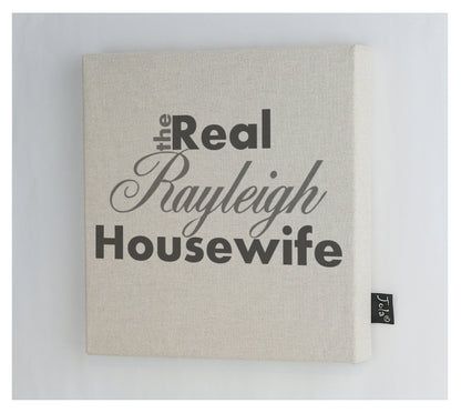 Personalised Real Housewife Canvas Frame