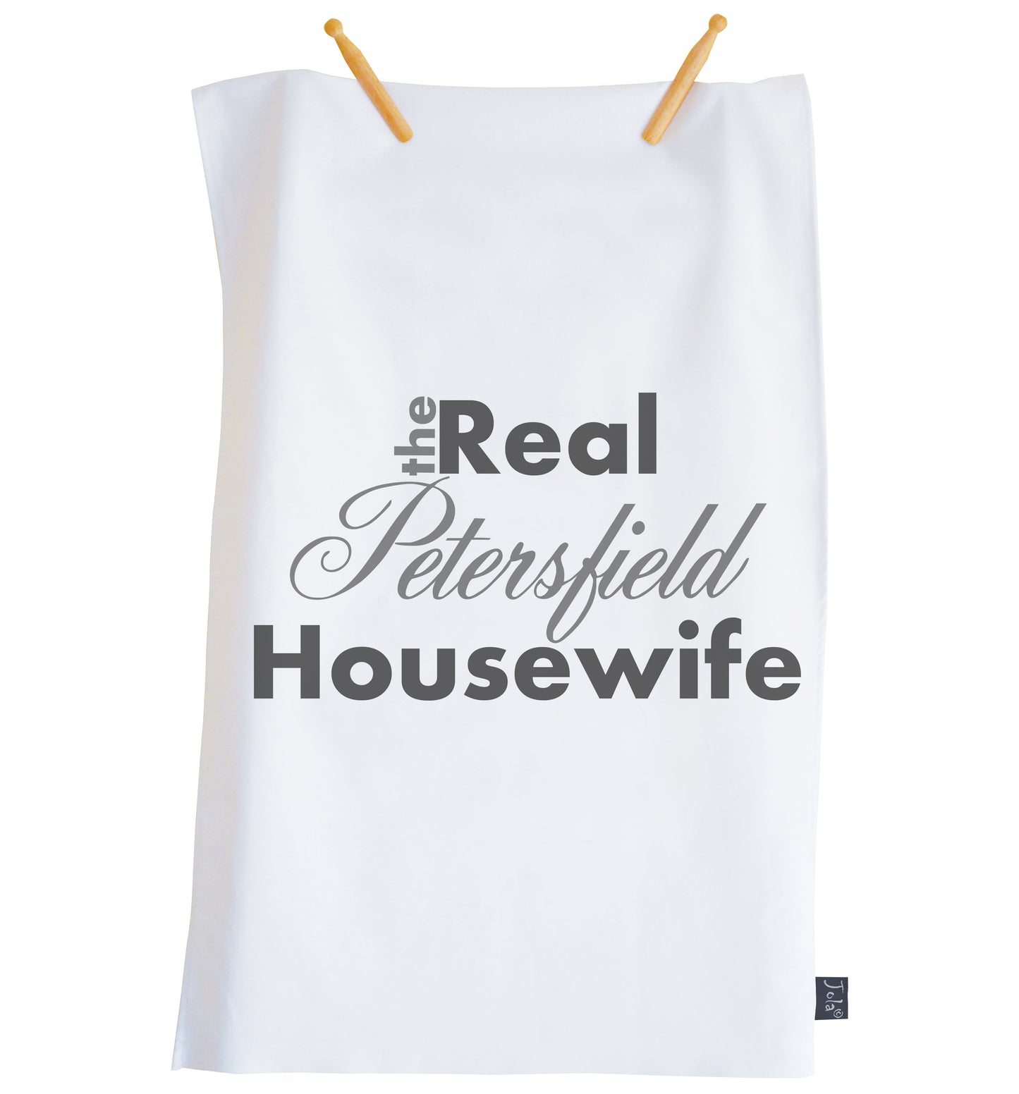 Personalised The Real Housewife Tea Towel - Jola Designs