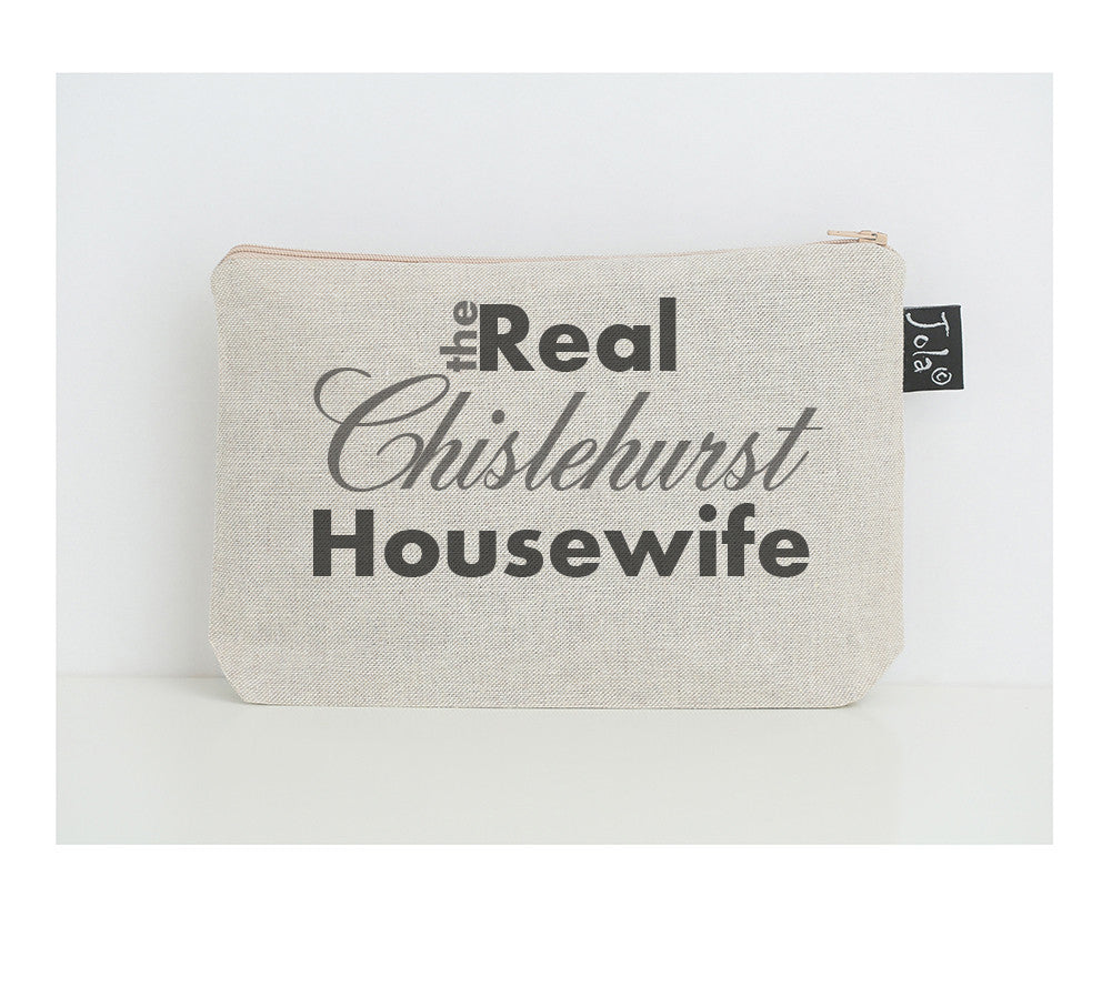 Personalised Real Housewife small make up bag - Jola Designs