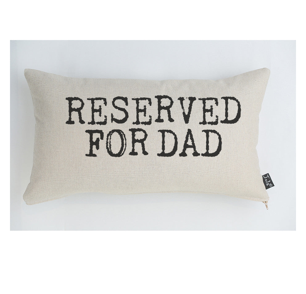 Retro Reserved for Dad cushion - Jola Designs