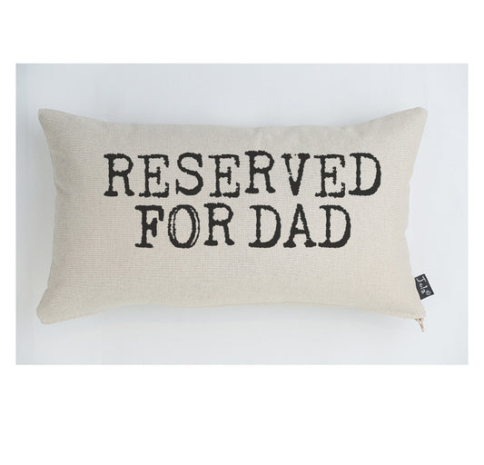 Retro Reserved for Dad cushion - Jola Designs