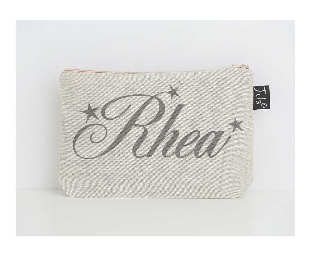 Personalised name small make up bag