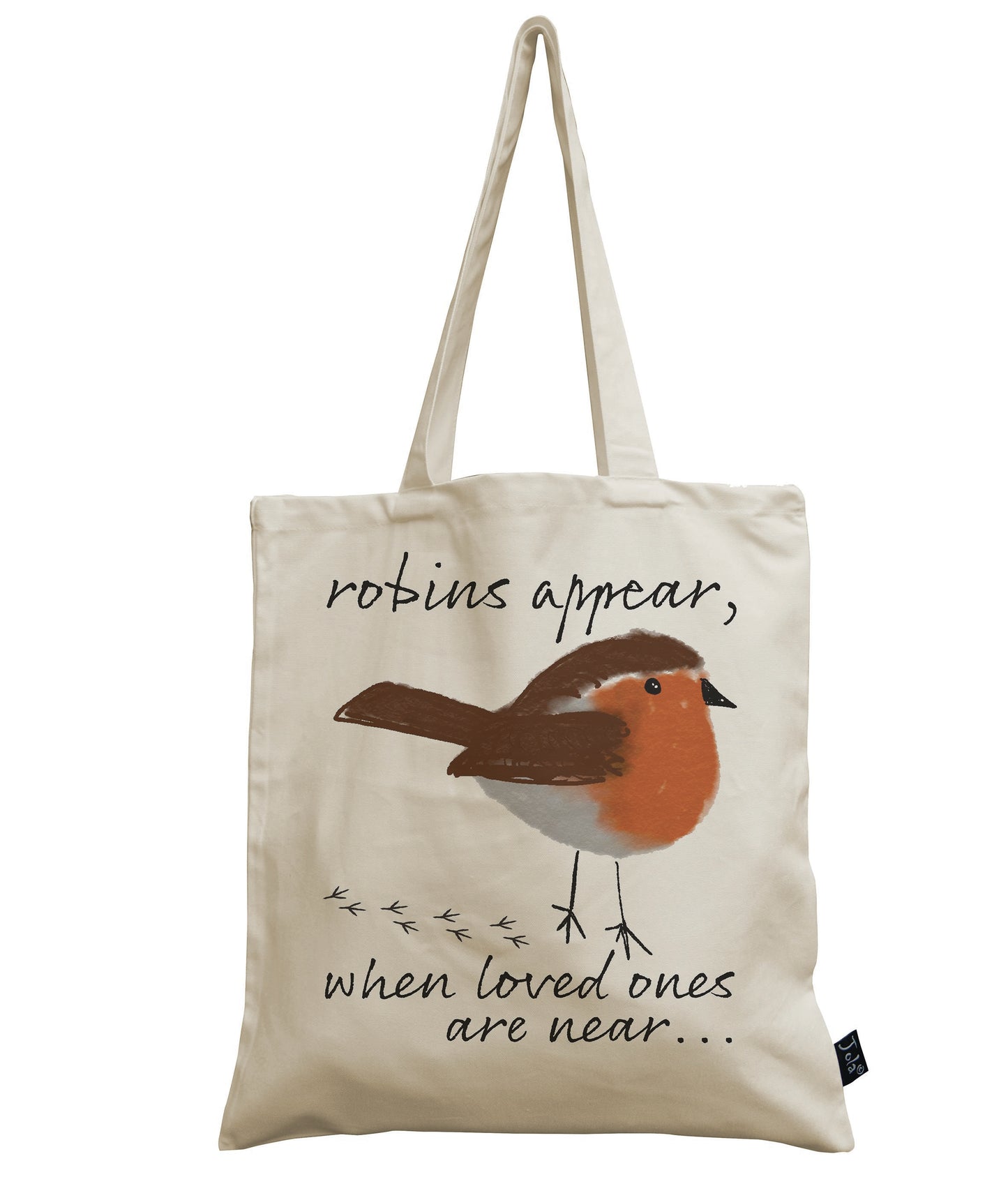 Robins appear canvas bag