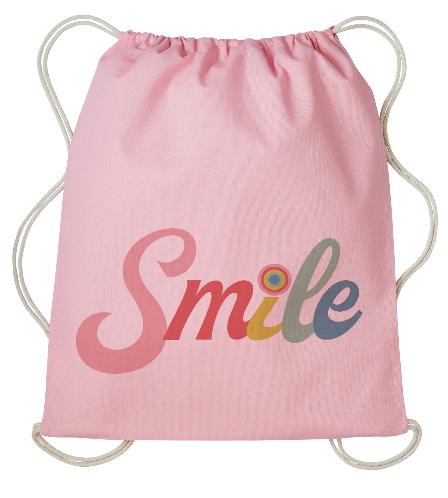 Smile Drawstring bag