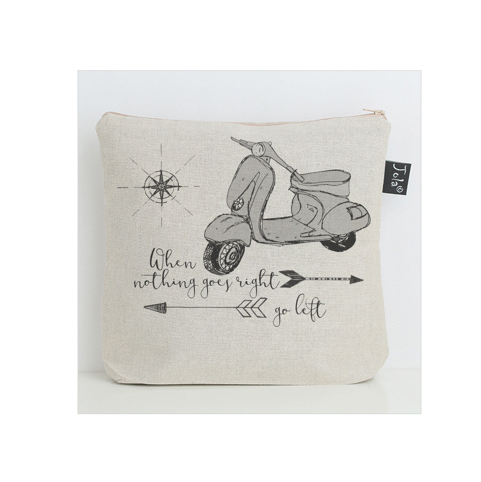 Scooter Go left wash bag grey