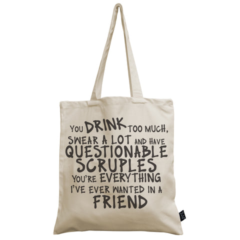 New Scruples canvas bag