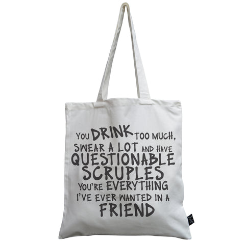New Scruples canvas bag