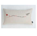 Sending love across the miles cushion
