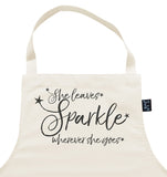 She Leaves Sparkle Apron