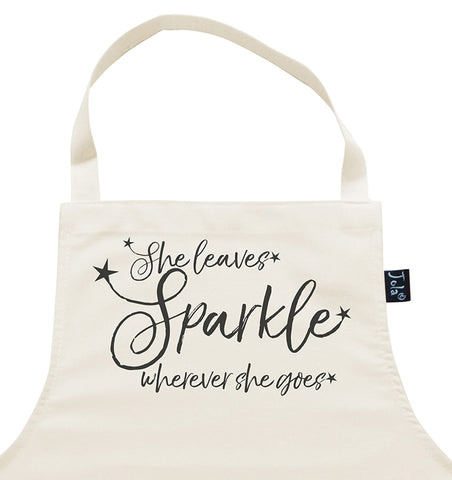 She Leaves Sparkle Apron