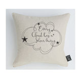 Every cloud has a Silver Lining cushion