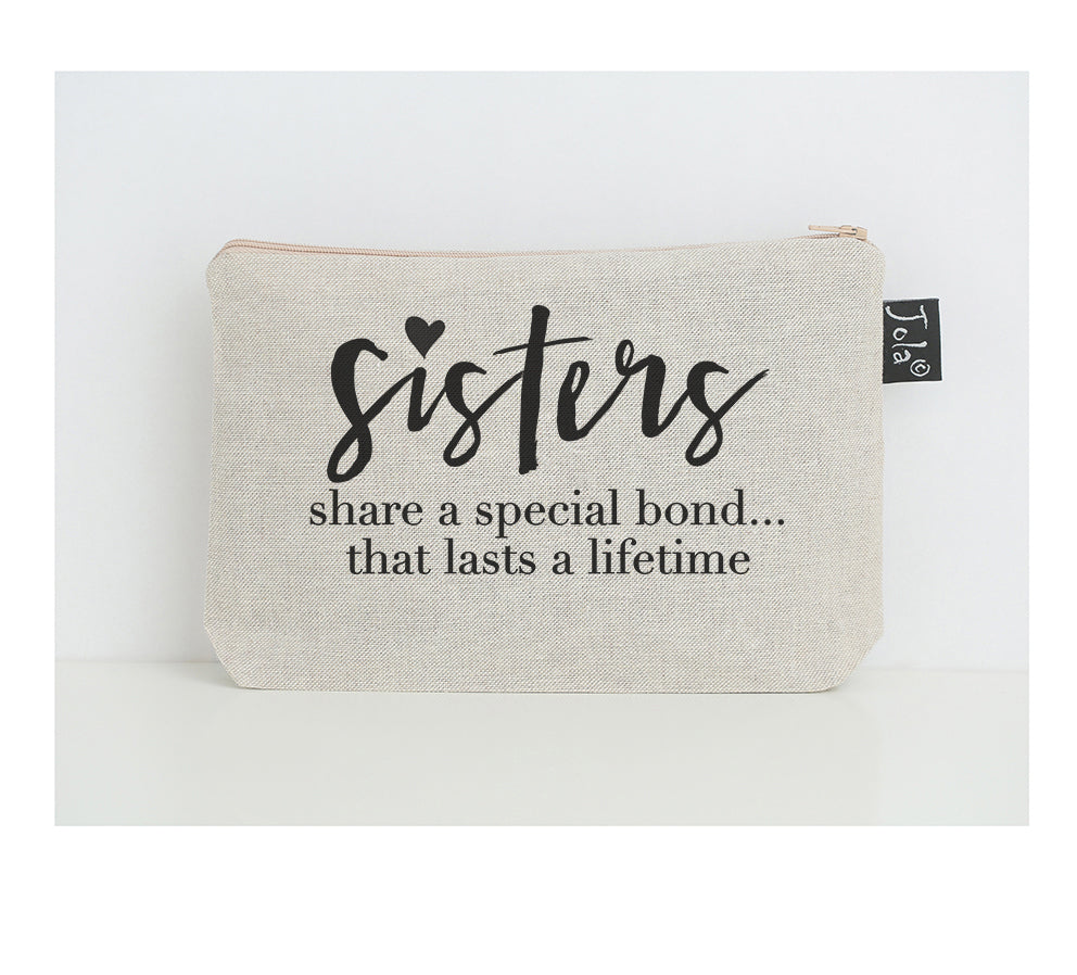 Sisters Bond small make up bag