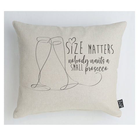 Size Matters cushion