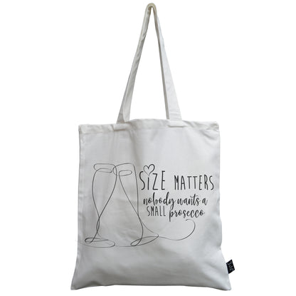 Size Matters canvas bag