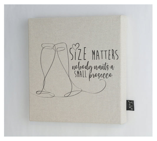 Size Matters canvas frame