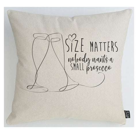 Size Matters cushion
