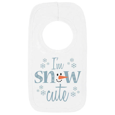I'm Snow Cute Christmas Bib