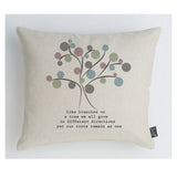 Spotty Family Tree cushion