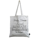 Truly Great Friends canvas bag