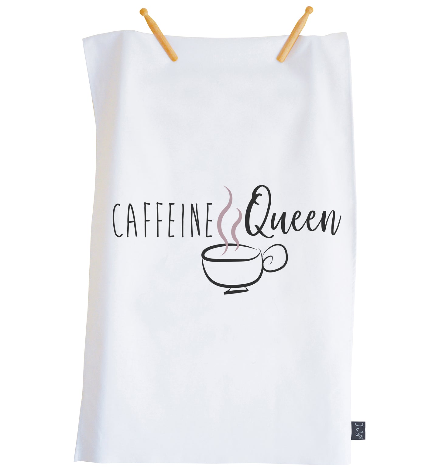 Caffeine Queen Tea towel