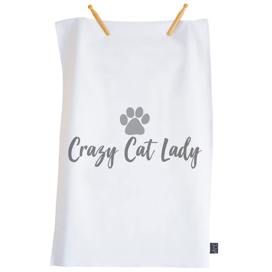Crazy Cat Lady Tea towel