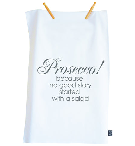 Prosecco Salad Tea Towel