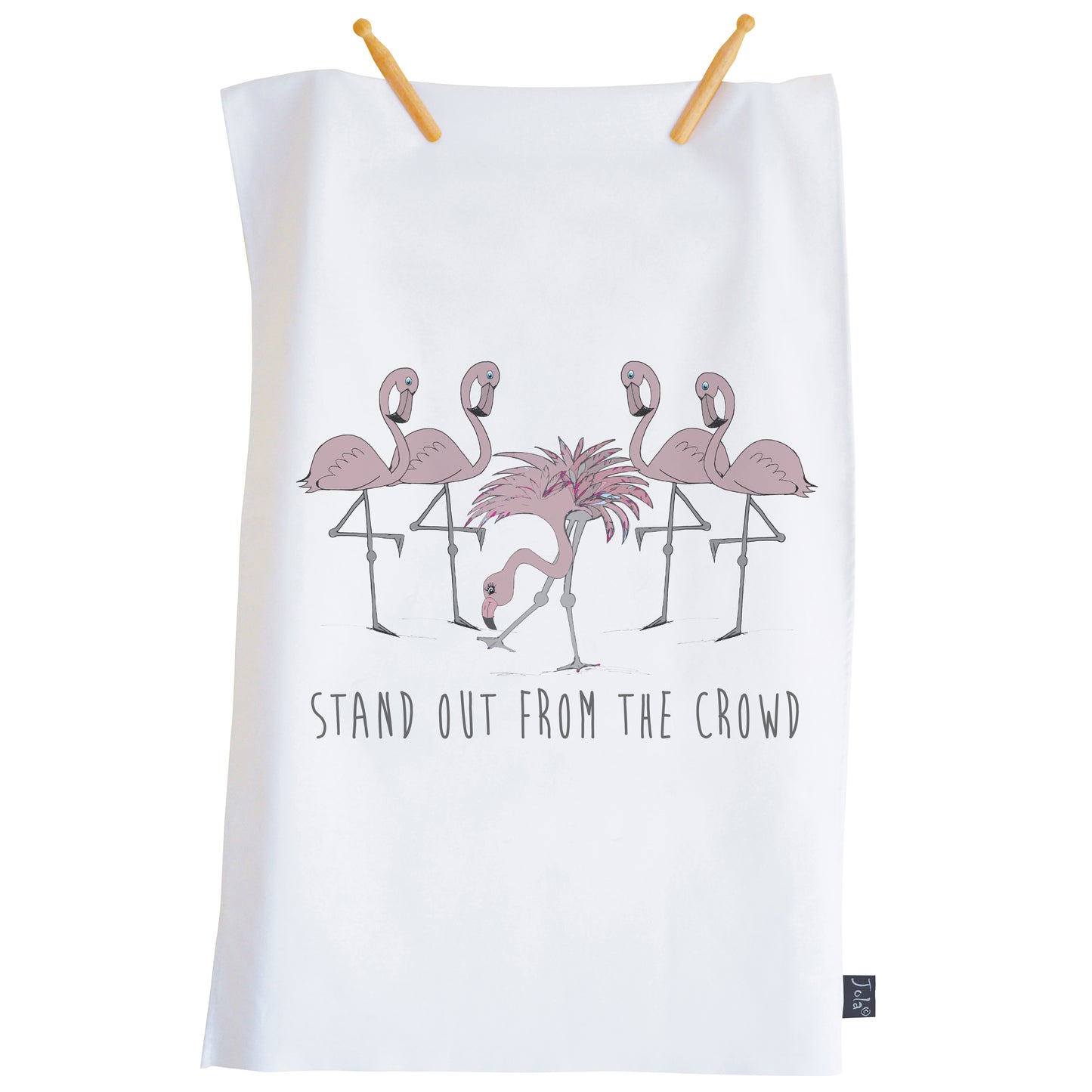 Stand out from the crowd Tea towel