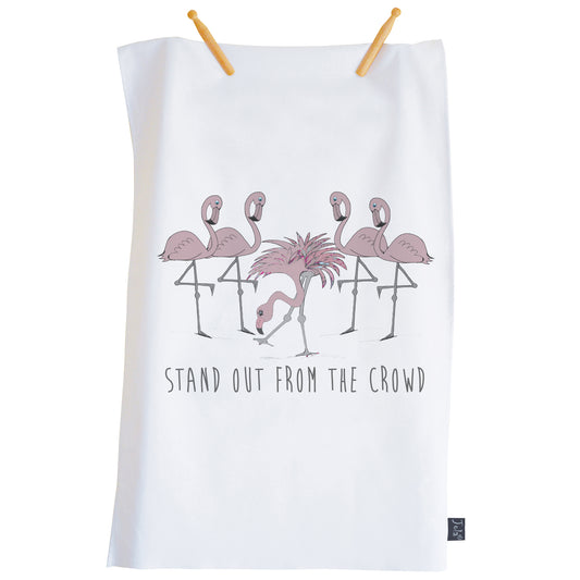 Stand out from the crowd Tea towel