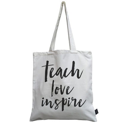 Teach Love Inspire canvas bag