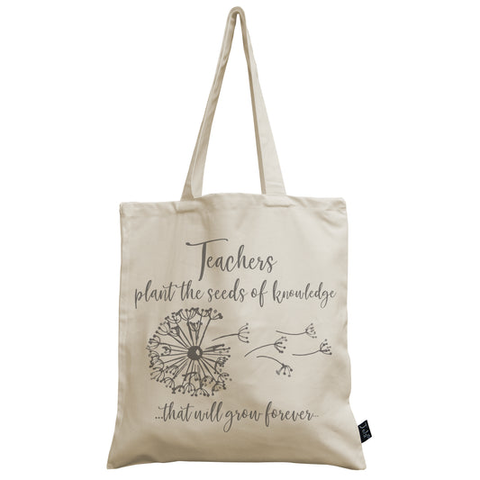 Dandelion Teacher canvas bag